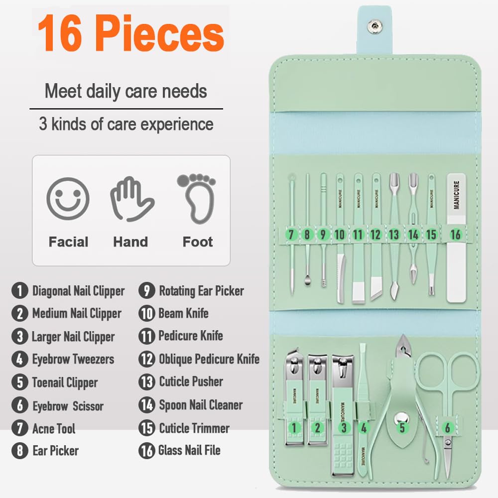 16 pcs Nail Cutter Set