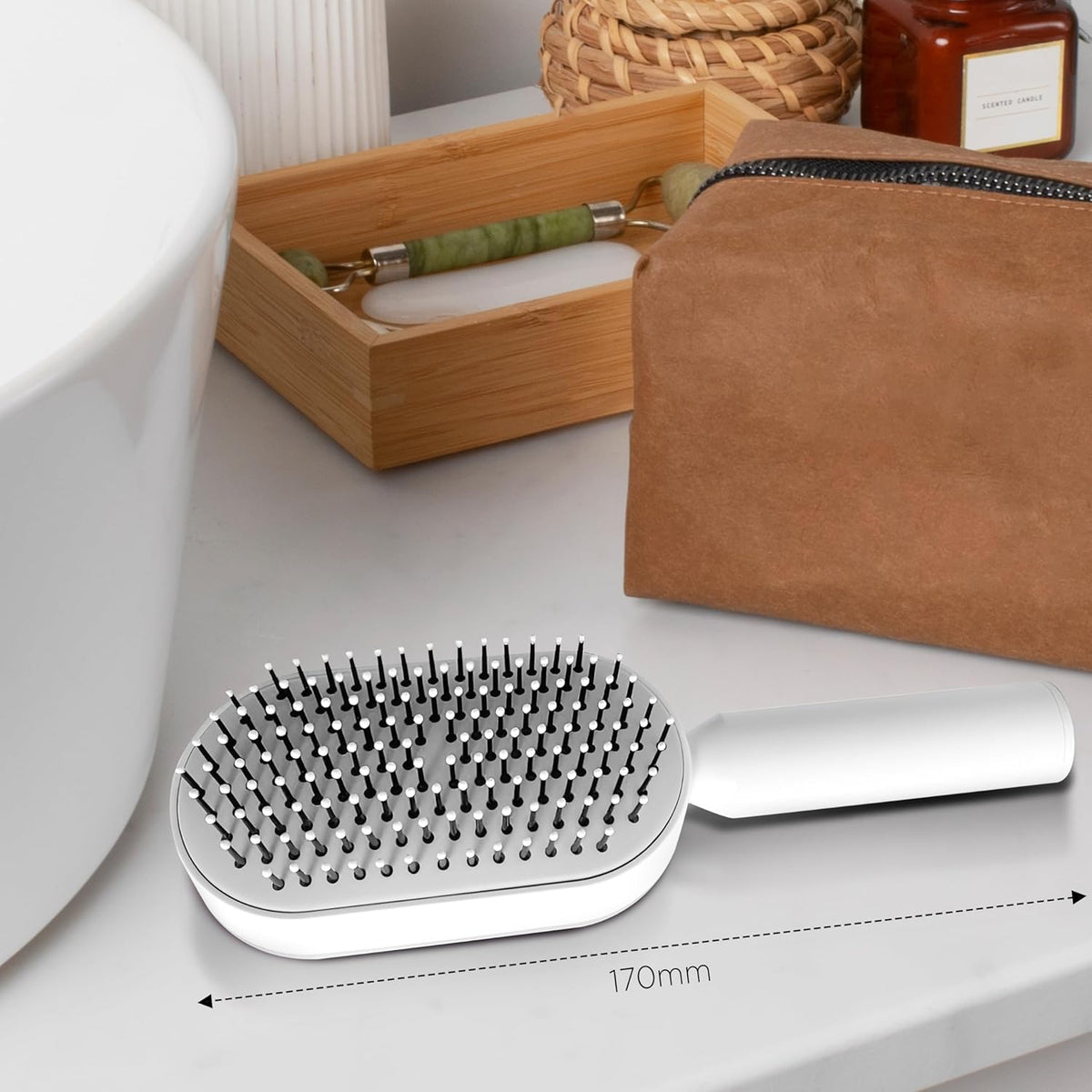Self-Cleaning Hair Brush