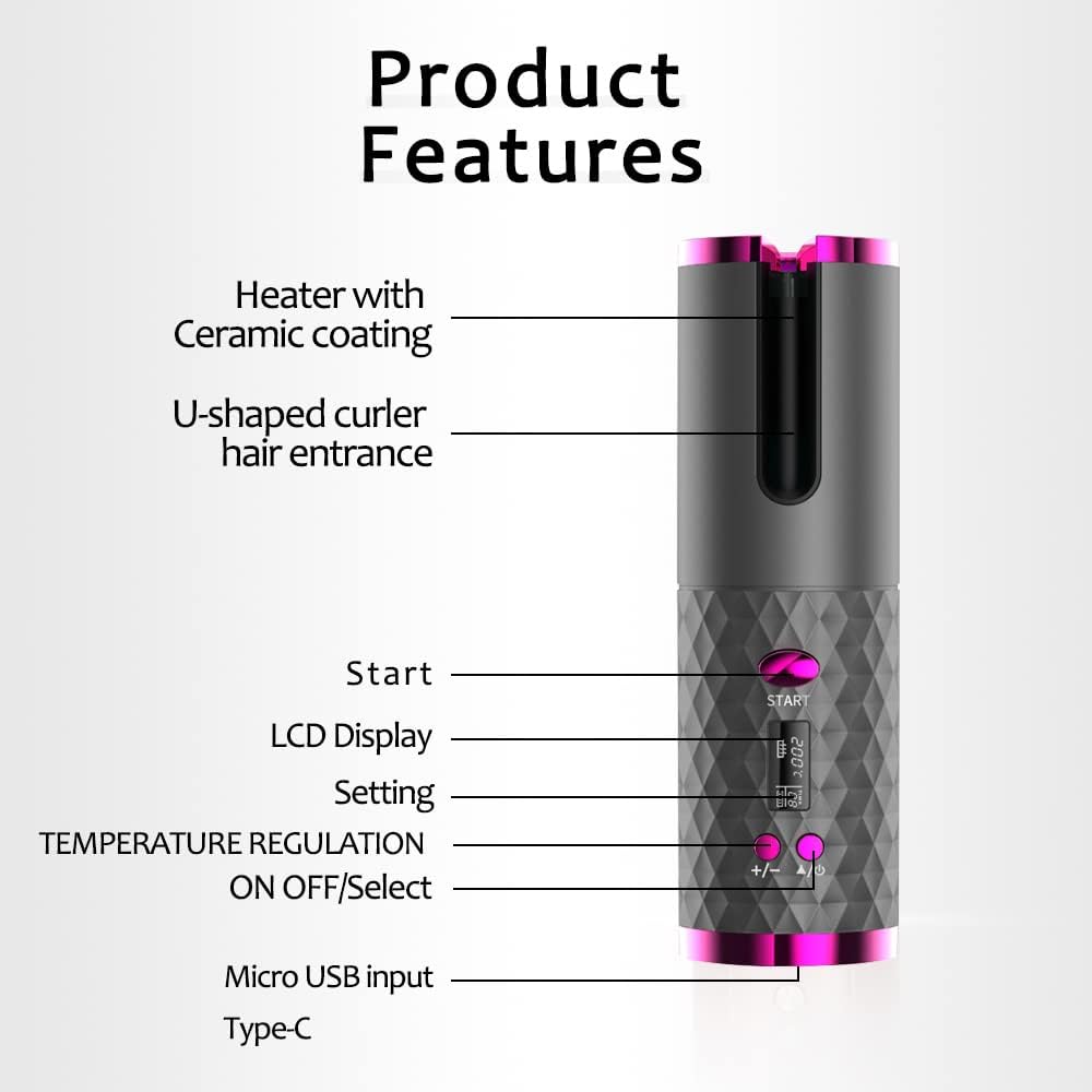 QuickCurl: Wireless Automatic Portable Hair Curler