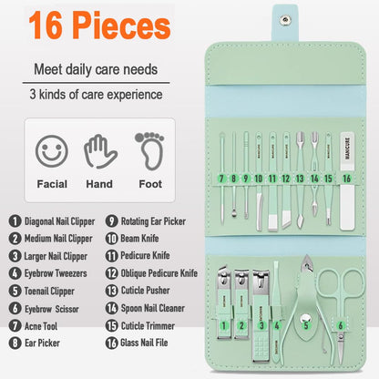 16 pcs Nail Cutter Set