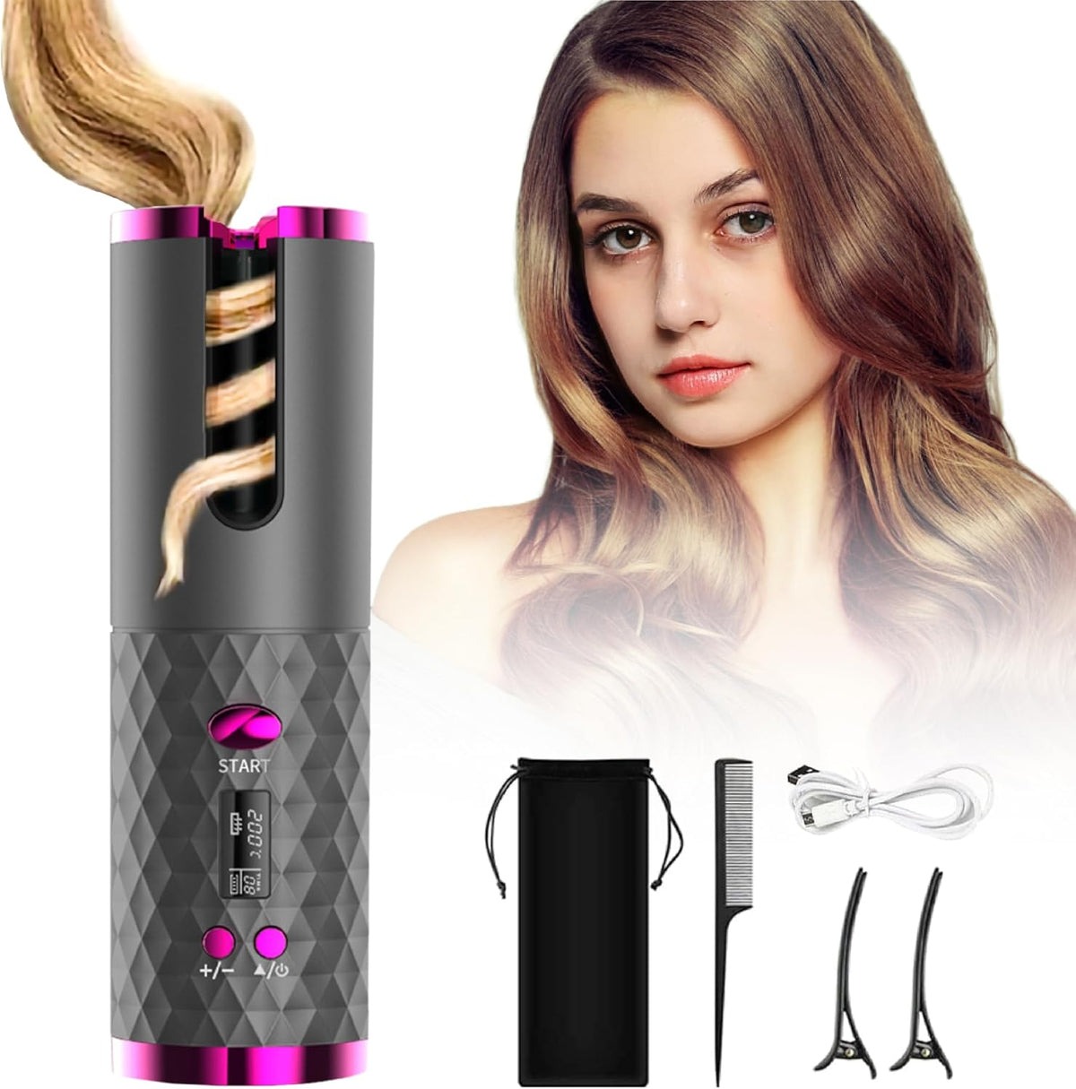 QuickCurl: Wireless Automatic Portable Hair Curler