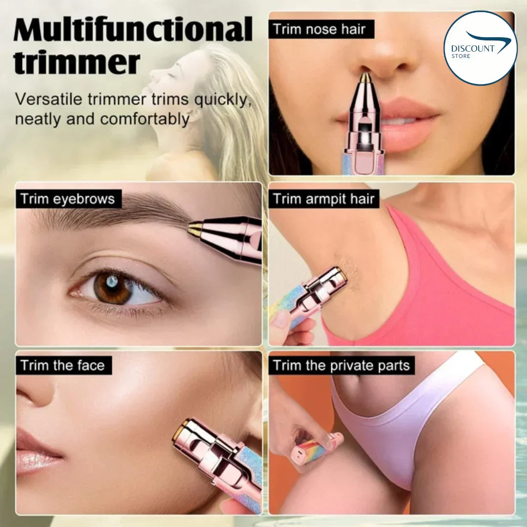 2 in 1 Eyebrow Trimmer & Face Hair Remover