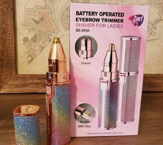 2 in 1 Eyebrow Trimmer & Face Hair Remover